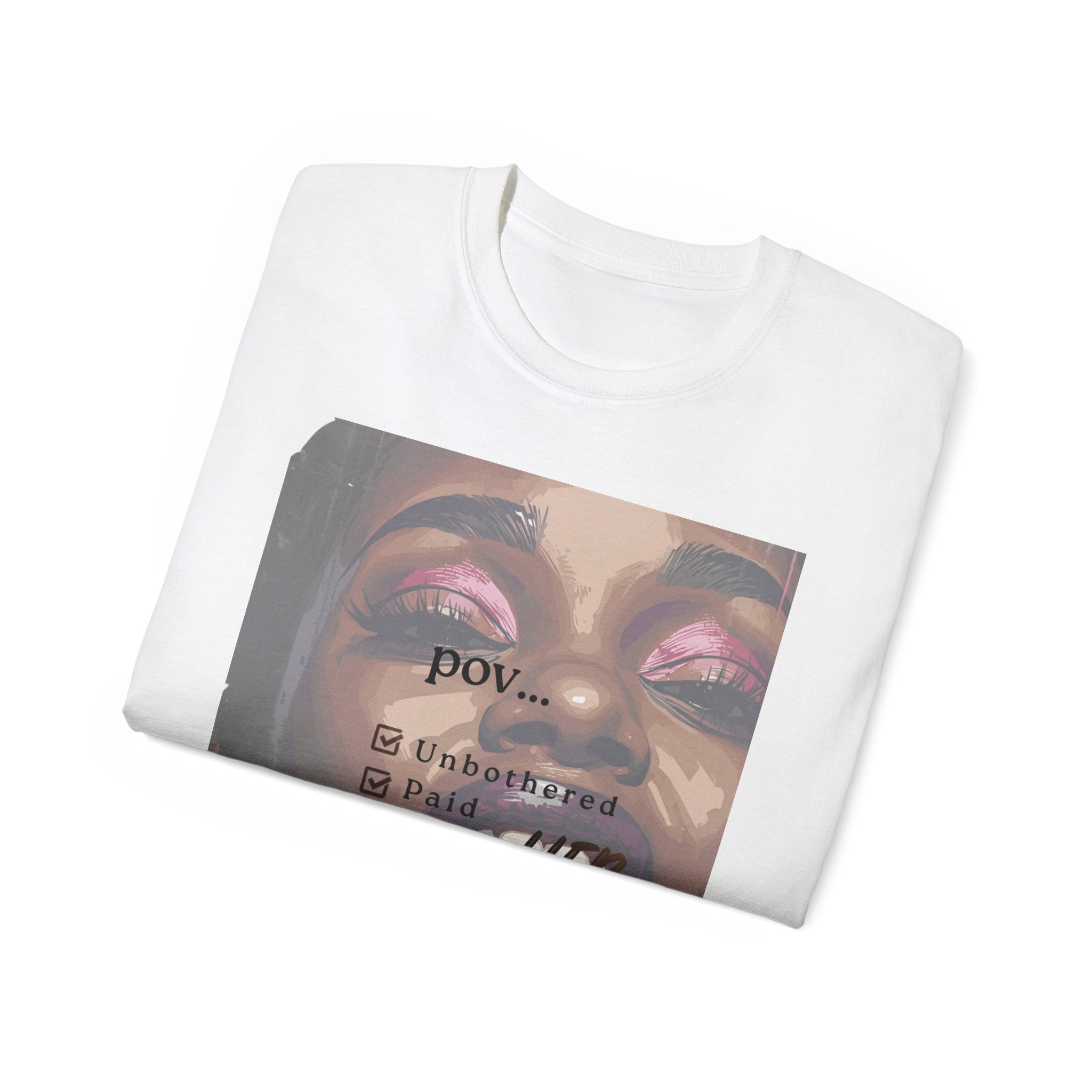 POV Real Nicer Graphic Tee — Edgy Portrait Streetwear T-Shirt