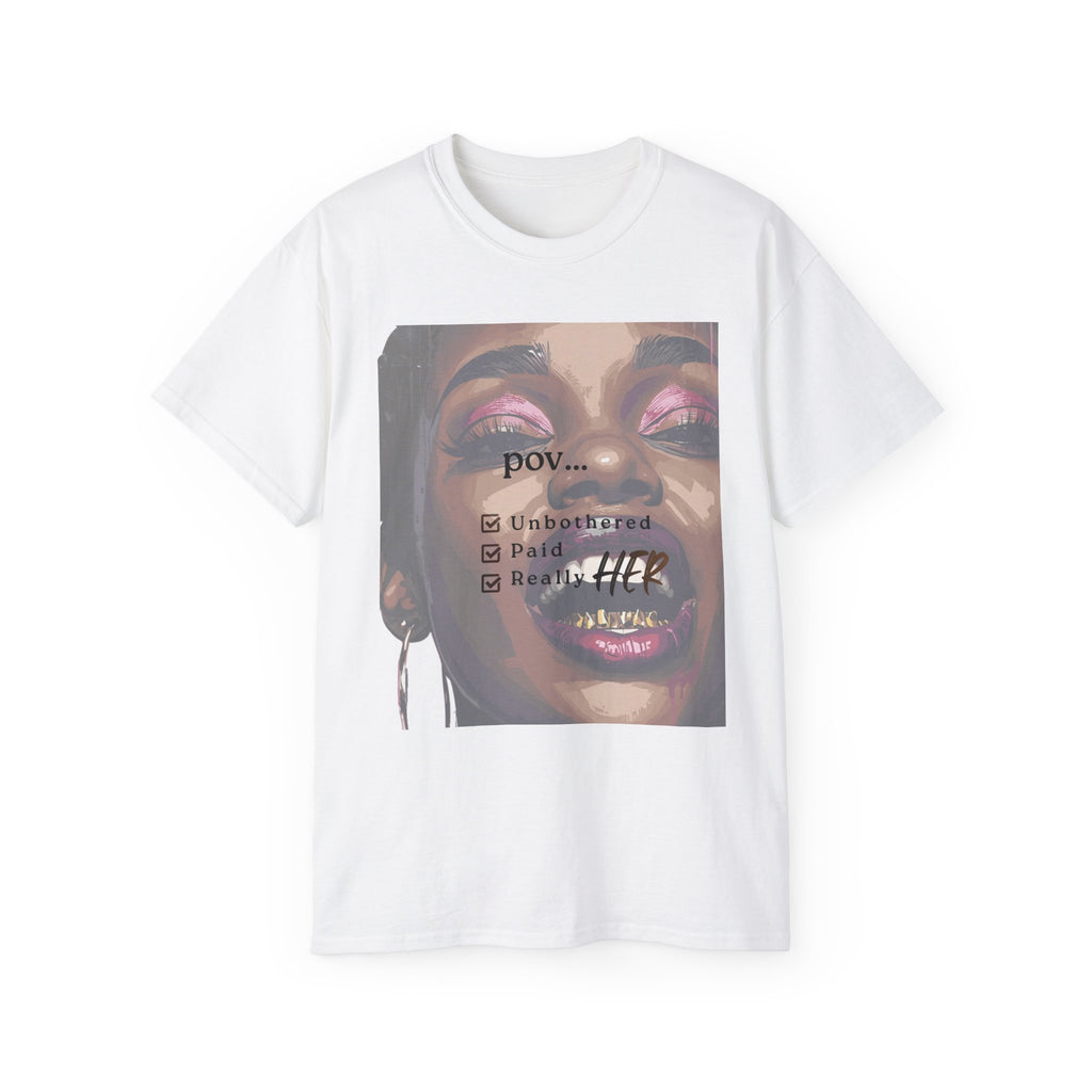 POV Real Nicer Graphic Tee — Edgy Portrait Streetwear T-Shirt
