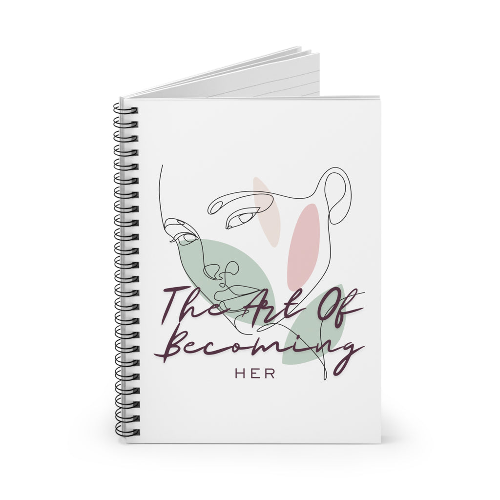 Spiral Notebook — “The Art of Becoming Her” Sketch & Journal