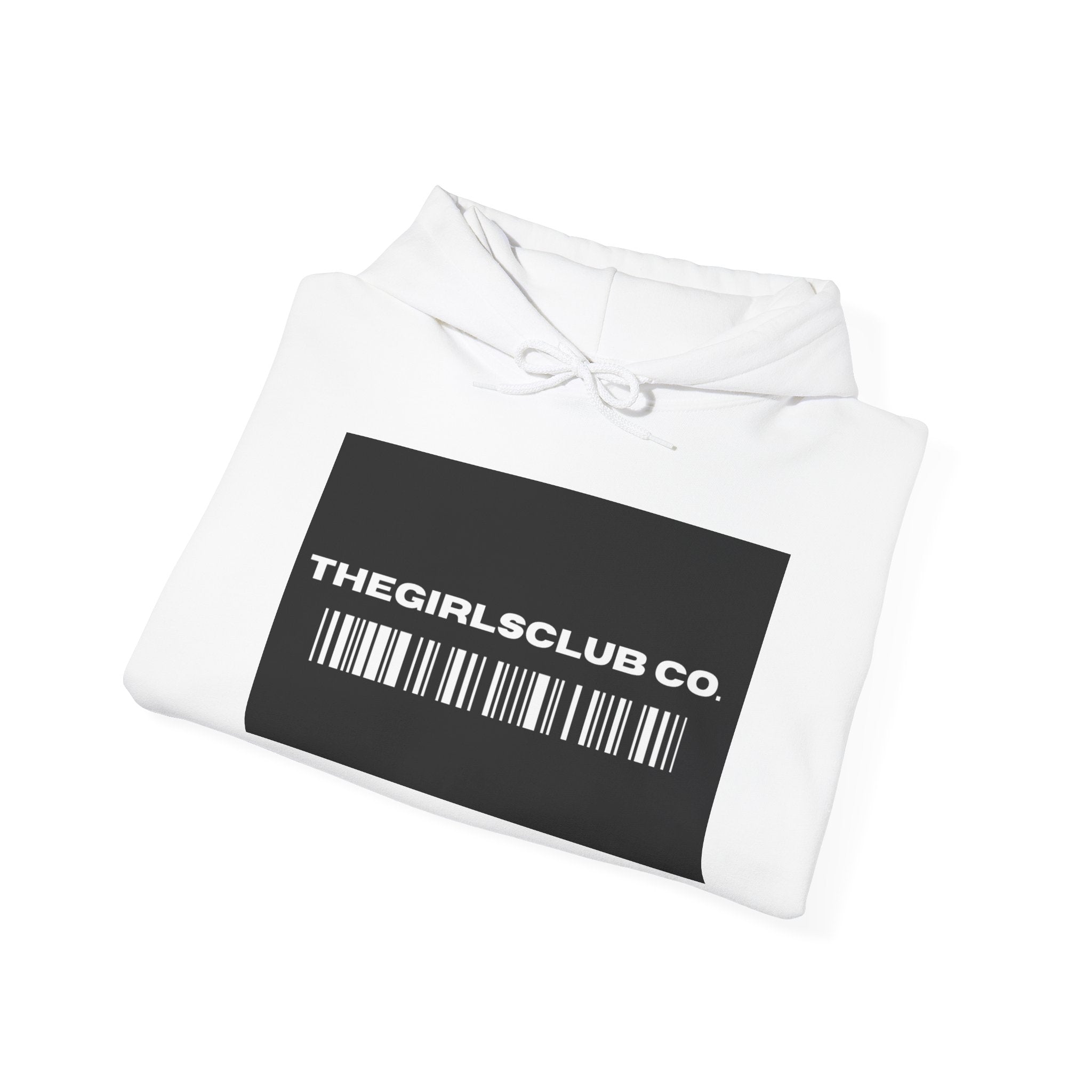 TheGirlsClub Co. Barcode Hoodie – Women's Empowerment Streetwear
