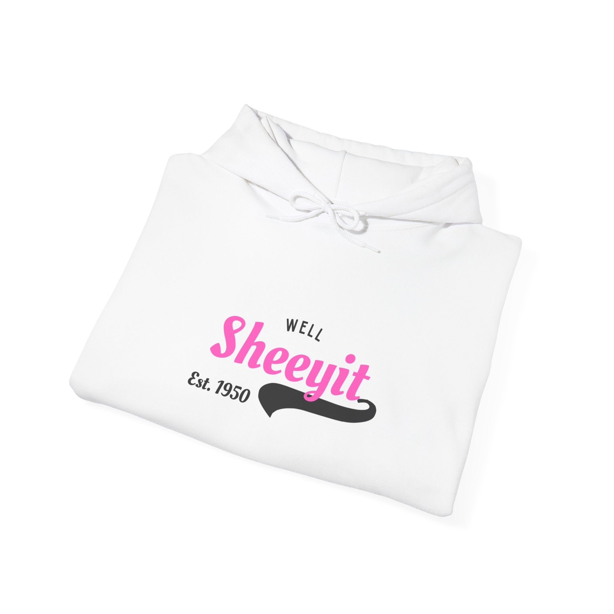 Sheeyit Hoodie – Funny Retro Script Hooded Sweatshirt