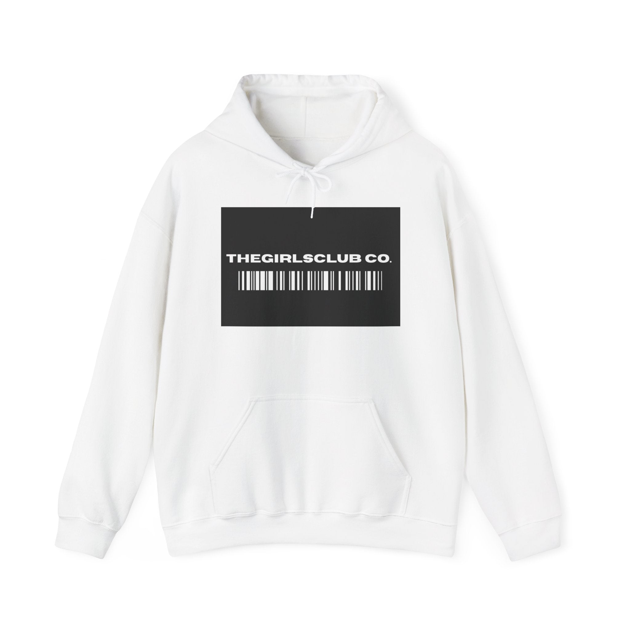 TheGirlsClub Co. Barcode Hoodie – Women's Empowerment Streetwear